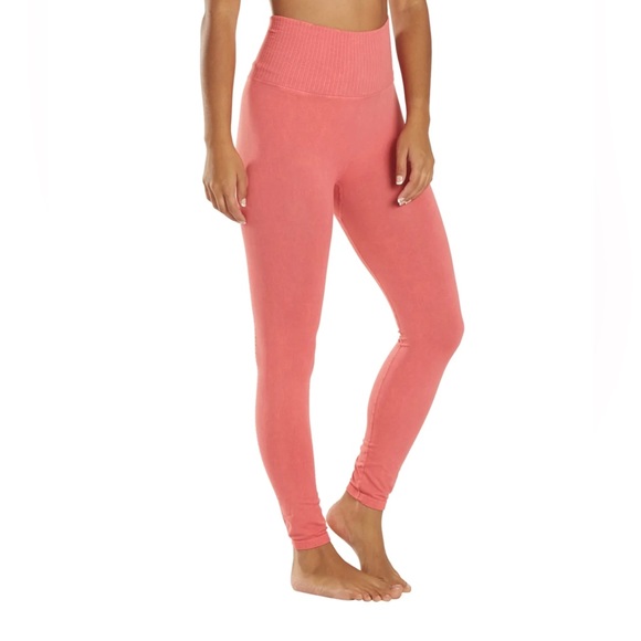 NWT Free People Good Karma Leggings in Pomelo - XS/S - Picture 2 of 8